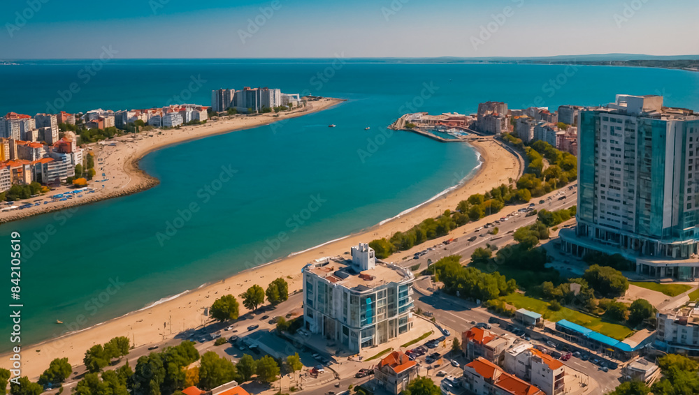 Fototapeta premium Stunning Burgas Bulgaria holiday