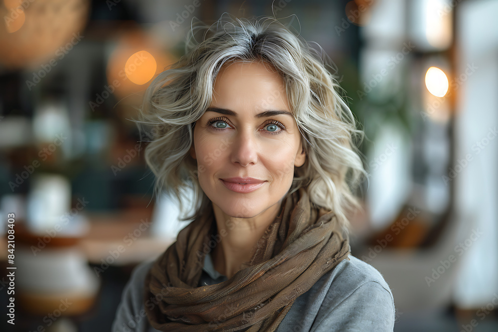 Confident Woman at Home Office Confident Woman at Home Office