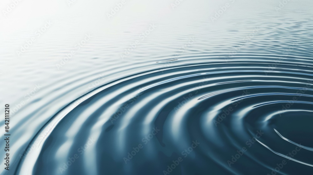 Calm Water Ripples, Tranquility and Zen Concept Calm Water Ripples, Tranquility and Zen Concept