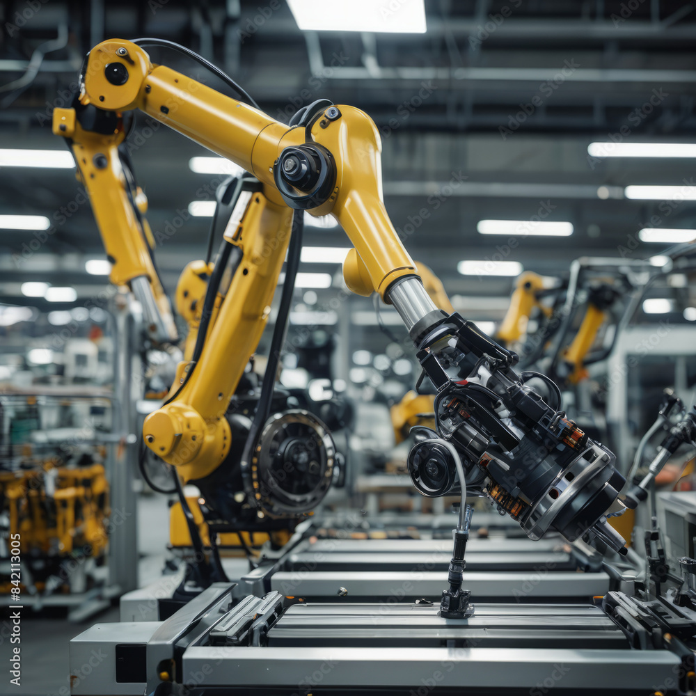 robot automaton in industrial production of modern cars robot automaton in industrial production of modern cars