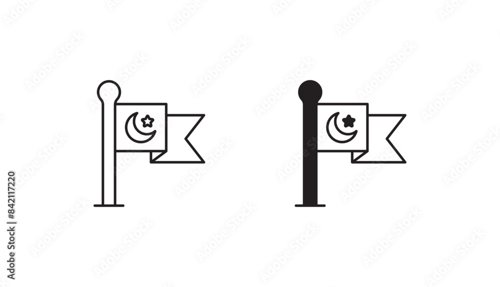 Flag icon design with white background stock illustration Flag icon design with white background stock illustration