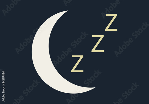 Luna con tres z de dormir por la noche