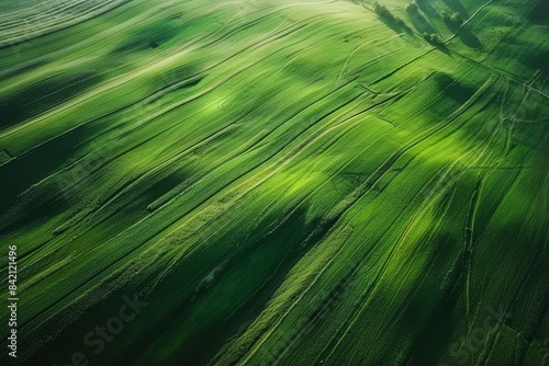 Agricultural Fields from a bird s eye view Generative AI