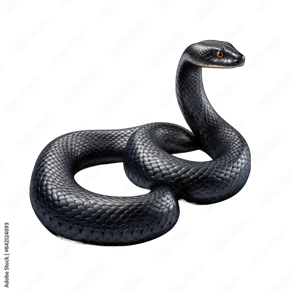Fototapeta premium realistic hand drawn snake png