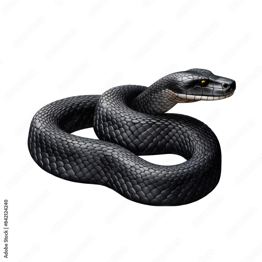 Obraz premium realistic hand drawn snake png