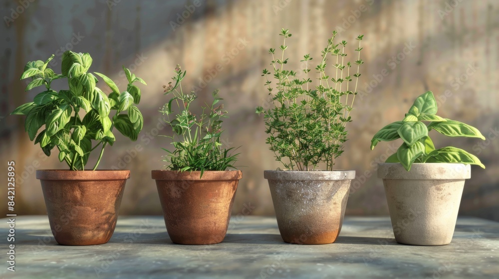 Herbal Oasis Vibrant Tabletop Garden of Basil Rosemary and Thyme Greenery Wellness and Serenity in a Pot Herbal Oasis Vibrant Tabletop Garden of Basil Rosemary and Thyme Greenery Wellness and Serenity in a Pot