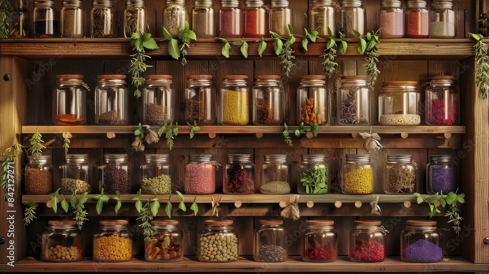 Herbal Haven A Serene Home Apothecary Stocked with Nature's Remedies Herbal Haven A Serene Home Apothecary Stocked with Nature's Remedies