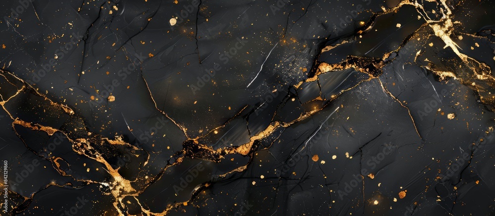 Luxury black gold marble texture background design. Luxury black gold marble texture background design.