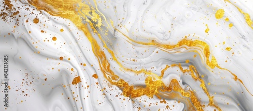 Panel kuchenny z motywem Luxury white gold marble texture background design.