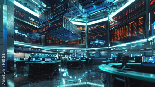 AIPowered Stock Market Trading Futuristic Technology Predicting Trends for Profitable Trades