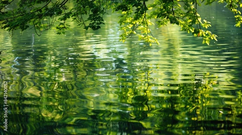 Tranquility Reflected in Calm Waters photo