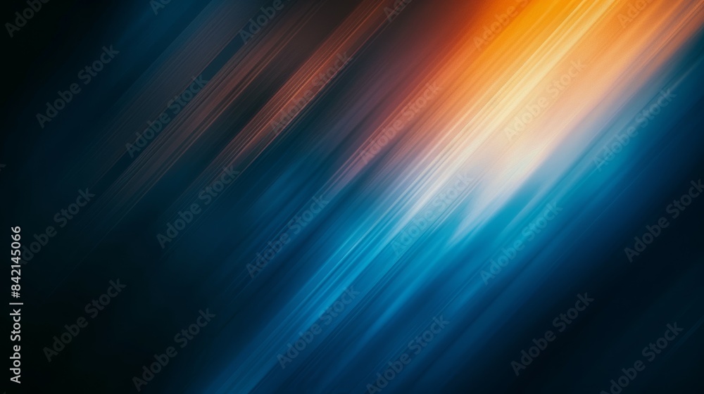 A blue and orange striped background with a white line A blue and orange striped background with a white line