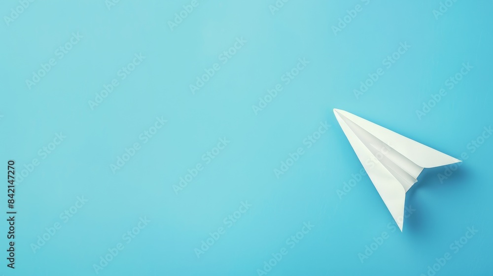 National paper airplane day concept with copy space area for text National paper airplane day concept with copy space area for text