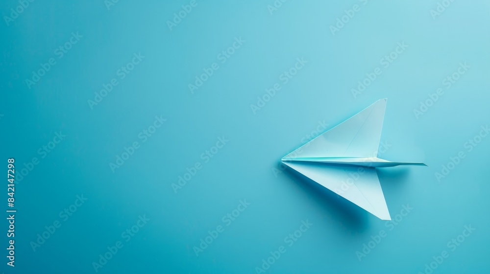 National paper airplane day concept with copy space area for text National paper airplane day concept with copy space area for text