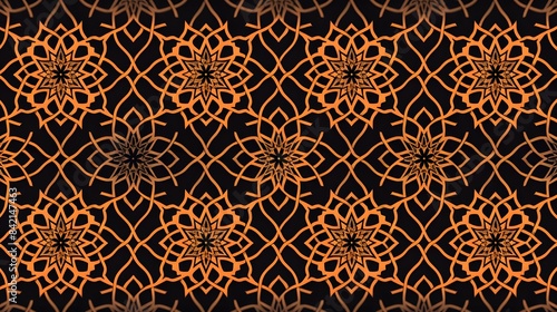 Seamless pattern ramadan kareem. Geometric pattern ramadan kareem. Vector illustration 
