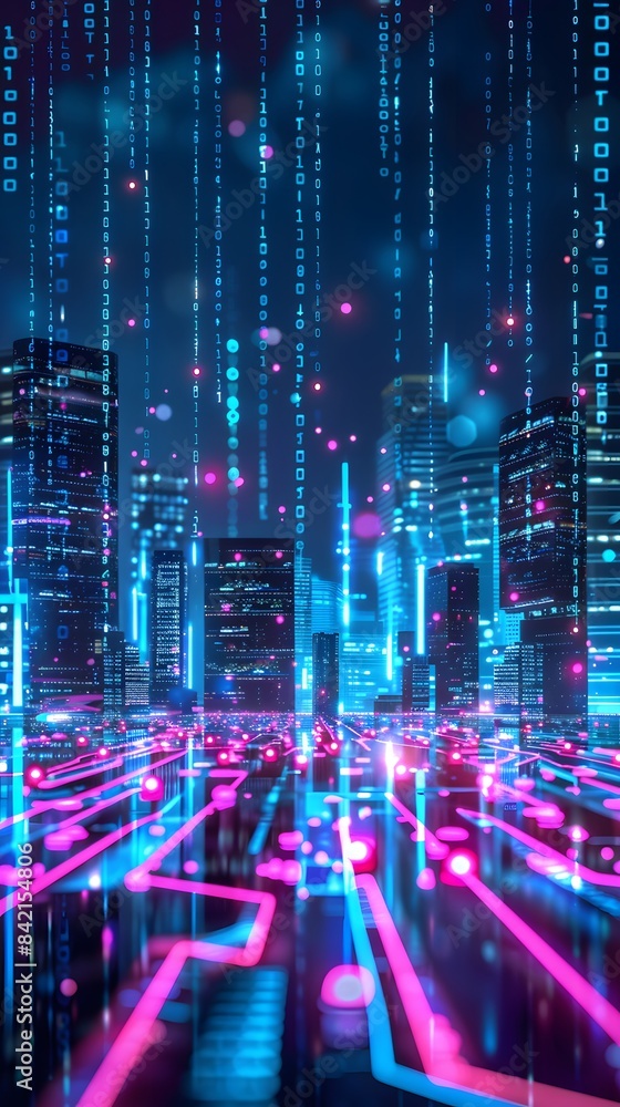 Obraz premium abstract tech background