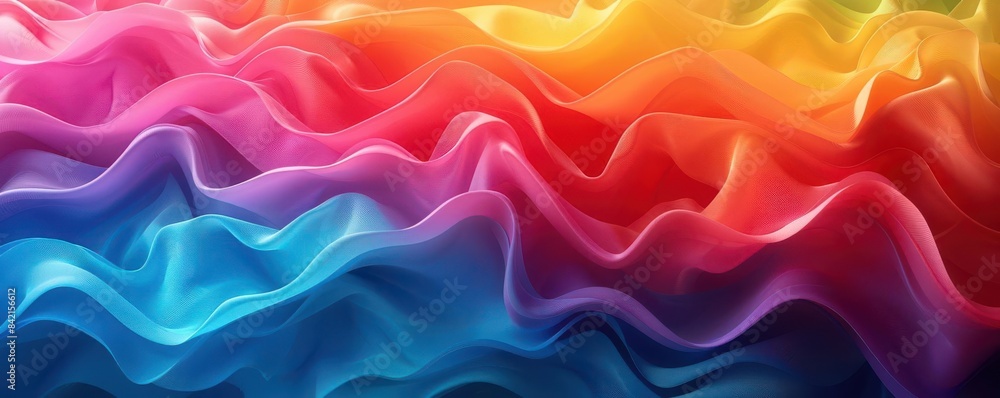 Abstract colorful spectrum, 3D rendering, vivid gradients, isolated Abstract colorful spectrum, 3D rendering, vivid gradients, isolated