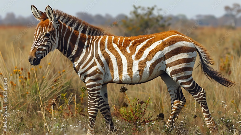 Quagga Equus quagga quagga extinct subspecies of plains zebra ...