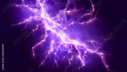 abstract purple smoke thunder background