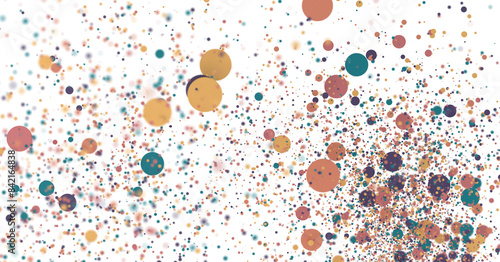 confetti png. Gold confetti falls from the sky.