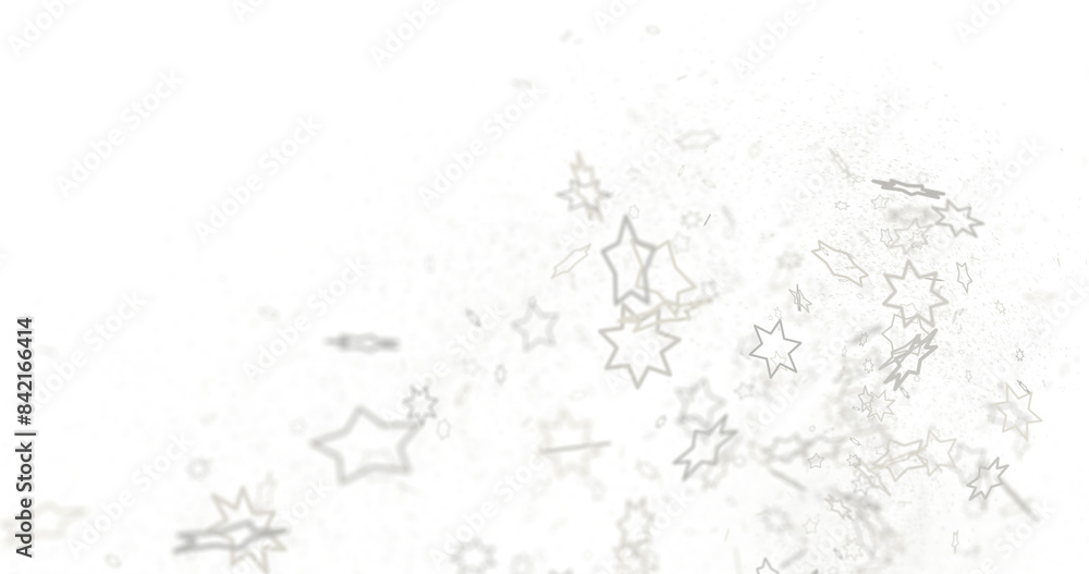 Celestial Christmas Plummet: Dynamic 3D Illustration of Falling Festive Celestial Objects Celestial Christmas Plummet: Dynamic 3D Illustration of Falling Festive Celestial Objects