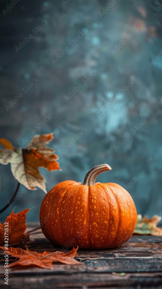 National Pumpkin Day concept with copy space area. Halloween National Pumpkin Day concept with copy space area. Halloween