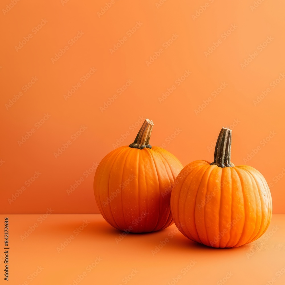 National Pumpkin Day concept with copy space area. Halloween National Pumpkin Day concept with copy space area. Halloween