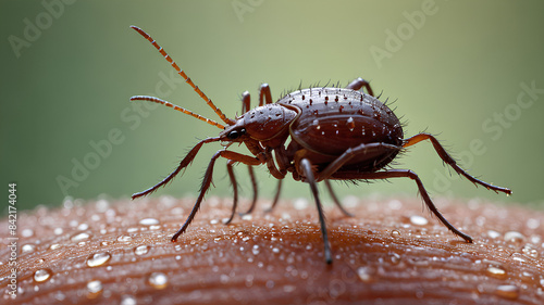 Wallpaper Mural AI image generate of tick acarin Torontodigital.ca