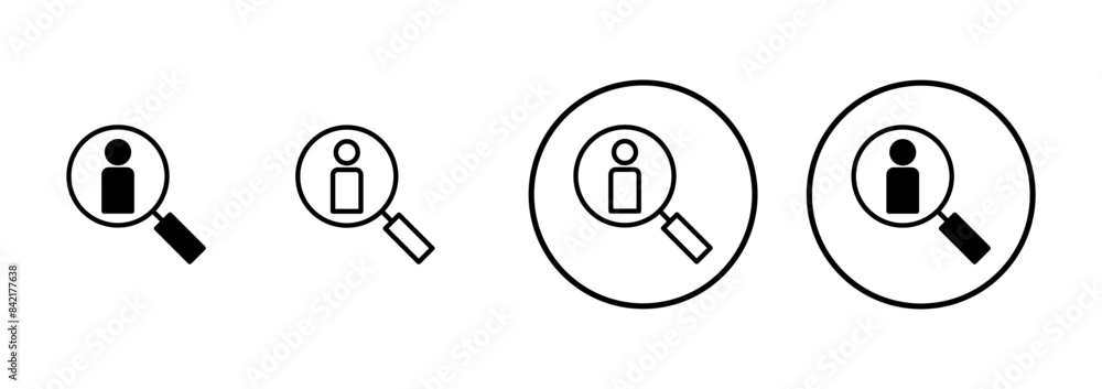 Hiring icon vector isolated on white background. Human resources concept. Recruitment. Search job vacancy icon. Hire. Find people icon Hiring icon vector isolated on white background. Human resources concept. Recruitment. Search job vacancy icon. Hire. Find people icon