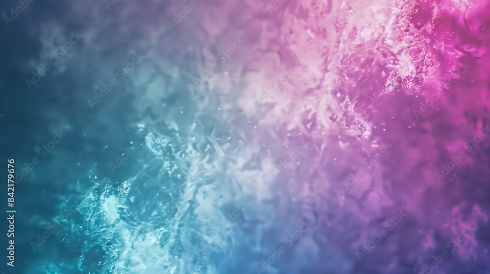 Obraz premium Abstract background with a vibrant gradient of blue and pink colors, blending seamlessly to create a textured, dynamic effect.