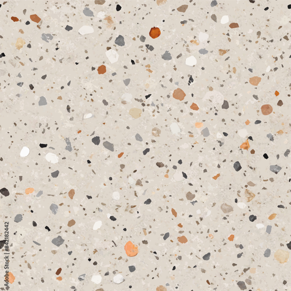Terrazzo flooring vector seamless pattern. Italian terrazzo mosaic texture. Terrazzo seamless print tile. Concrete, granite, cement terrazo template. Terrazzo Floor material. Particles pebble, glass. Terrazzo flooring vector seamless pattern. Italian terrazzo mosaic texture. Terrazzo seamless print tile. Concrete, granite, cement terrazo template. Terrazzo Floor material. Particles pebble, glass.