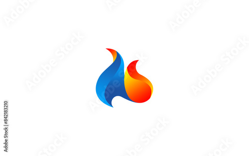 gas with map australia logo vector illustration design template