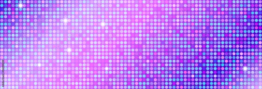 Fotografía Pink purple disco party pattern