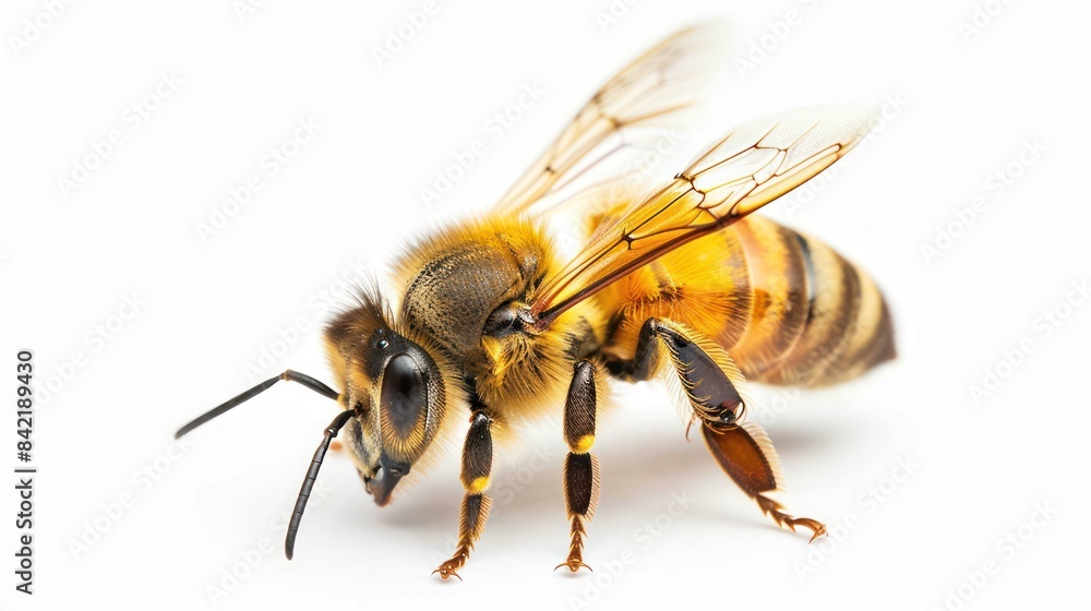 Furrow Bee full body clearly photo on white background , Furrow Bee full body clearly photo on white background ,