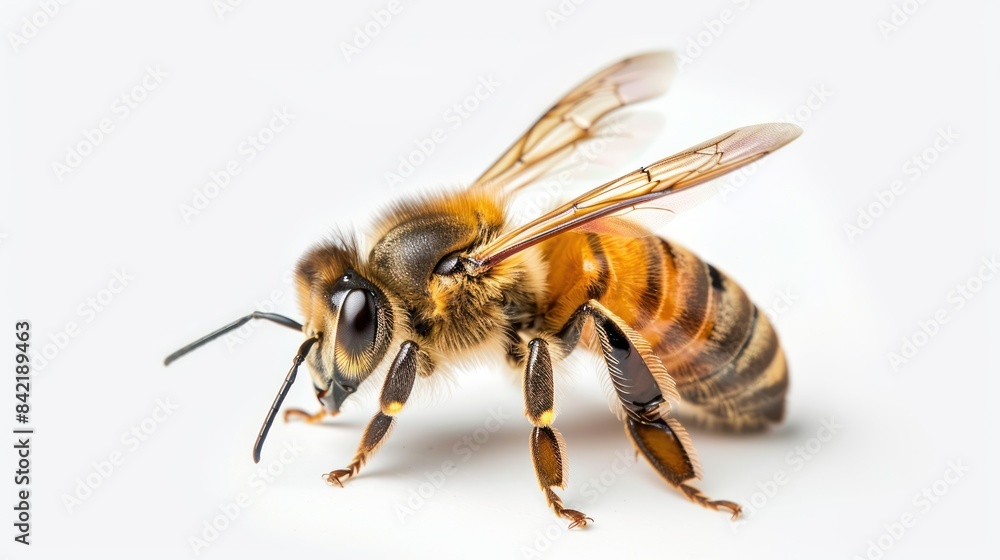 Furrow Bee full body clearly photo on white background , Furrow Bee full body clearly photo on white background ,