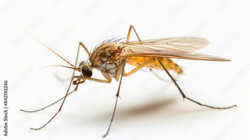 Gnat full body clearly photo on white background , Gnat full body clearly photo on white background ,