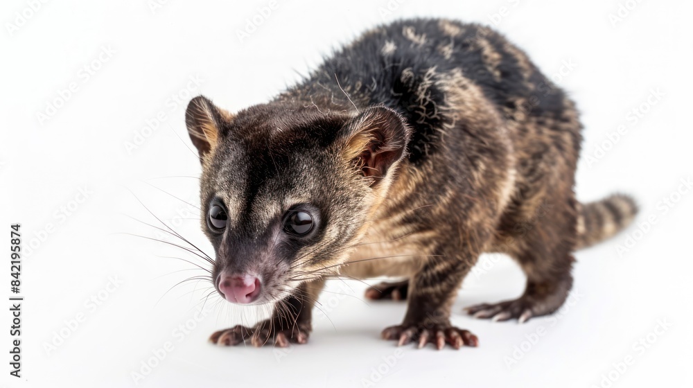 Obraz premium Asian Palm Civet on white background ,