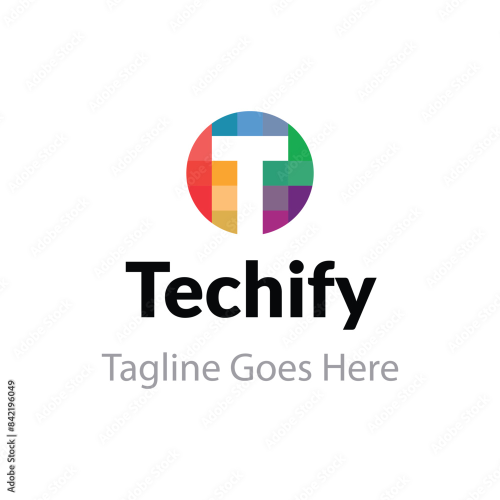 T logo , Techify logo, Circular logo, Pixels logo, T letter logo T logo , Techify logo, Circular logo, Pixels logo, T letter logo