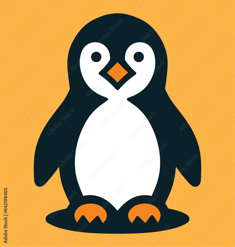 Obraz premium Penguin cartoon illustrations