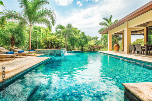 Wallpaper Mural Swimming pool cleaner or maintenance service. Clean swimming. Torontodigital.ca