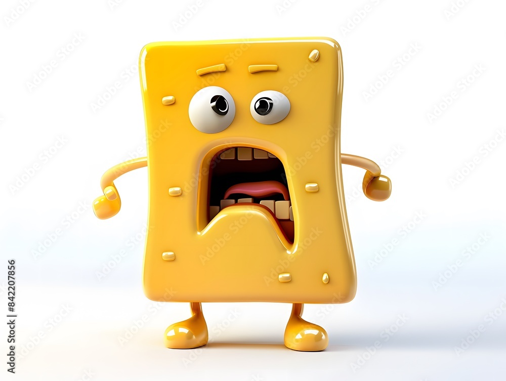 English alphabet in cute cartoon character in lively emotion English alphabet in cute cartoon character in lively emotion
