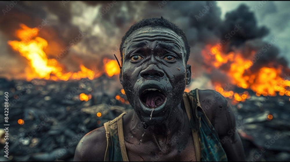An emotional spectacle of the destructive power of a natural cataclysm, a deep perception of the elements and their impact, a fascinating look at destruction and its consequences An emotional spectacle of the destructive power of a natural cataclysm, a deep perception of the elements and their impact, a fascinating look at destruction and its consequences