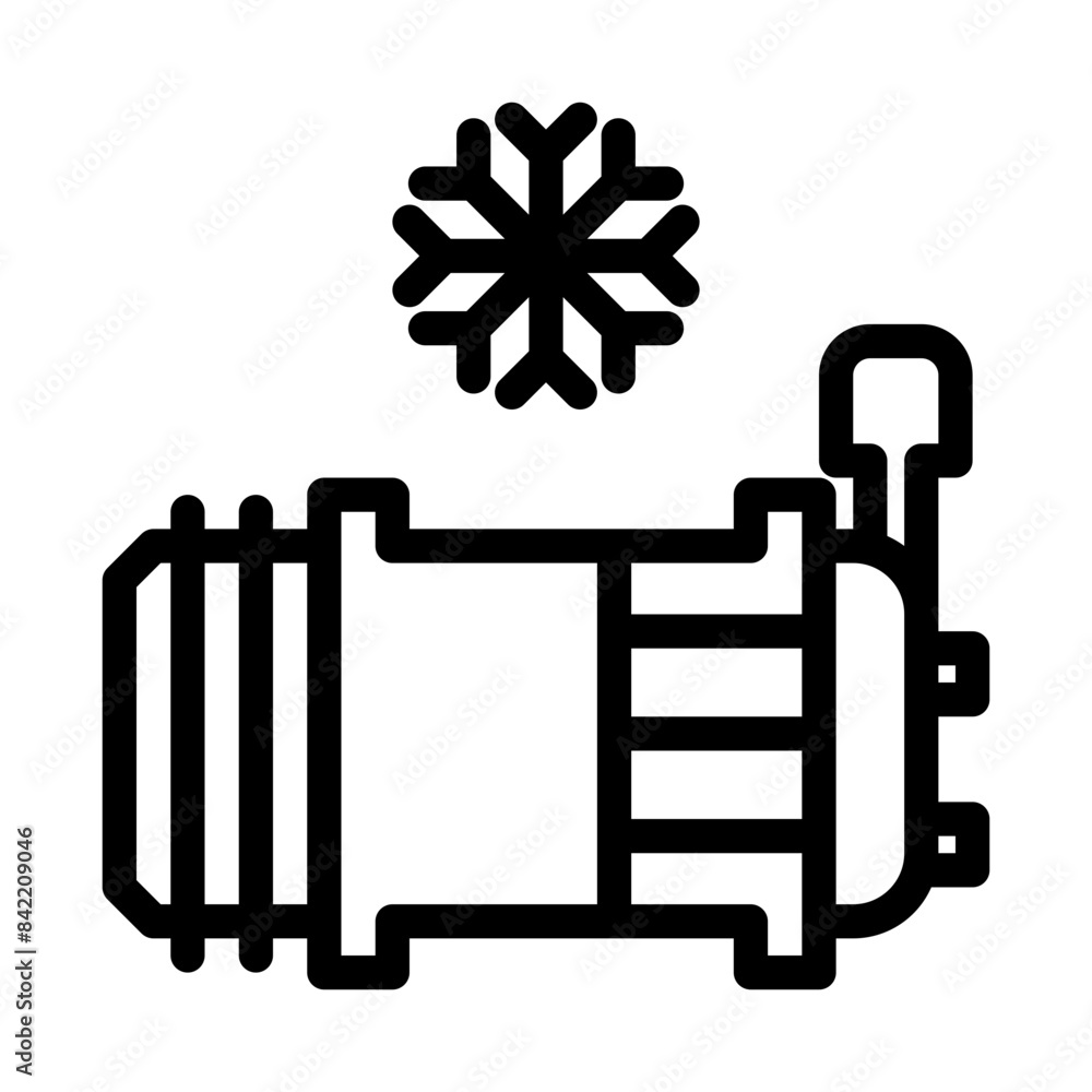 AC compressor icon AC compressor icon
