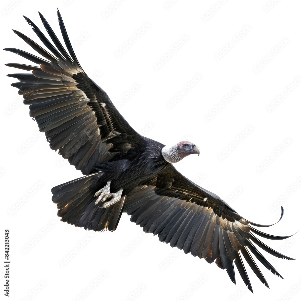 Condor isolated on white background Condor isolated on white background