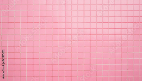 Pink tile texture background