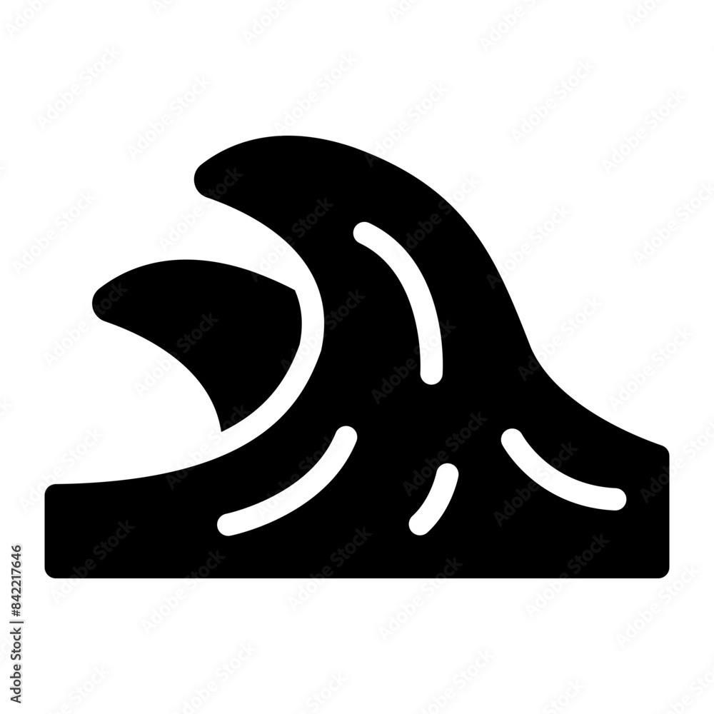 Obraz premium ocean wave icon 