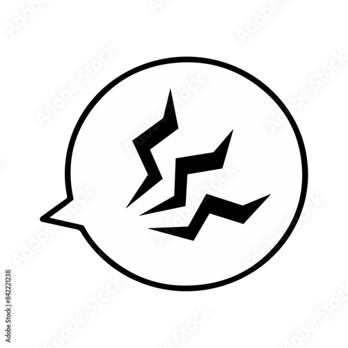 吹き出しの中のギザギザ