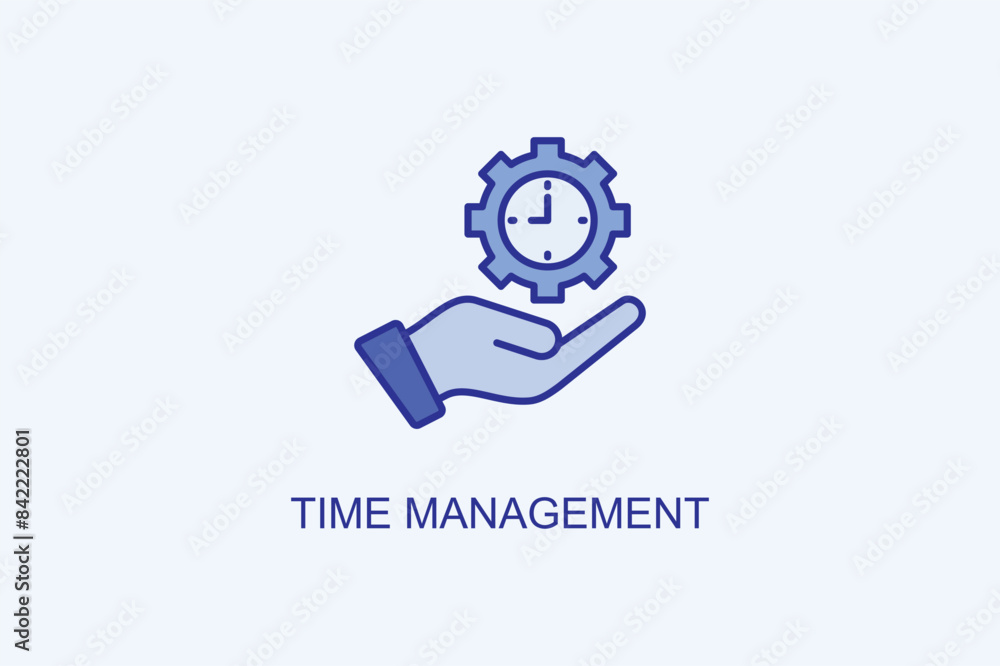 Time Management Vector Icon Or Logo Illustration Time Management Vector Icon Or Logo Illustration