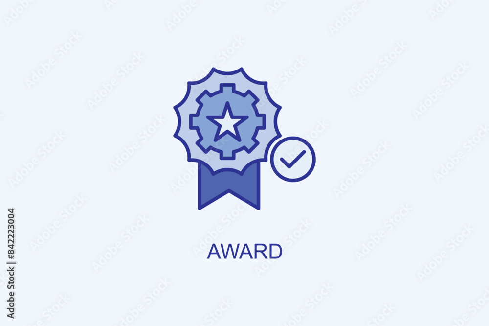 Award Vector Icon Or Logo Illustration Award Vector Icon Or Logo Illustration