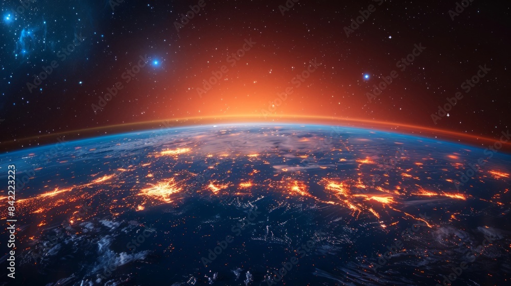 Global network and connection background Global network and connection background